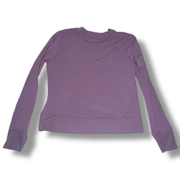 Avia Top Light Purple Y2K-Inspired Wrap Thumbholes Activewear Women’s L (12/14) - Picture 14 of 16